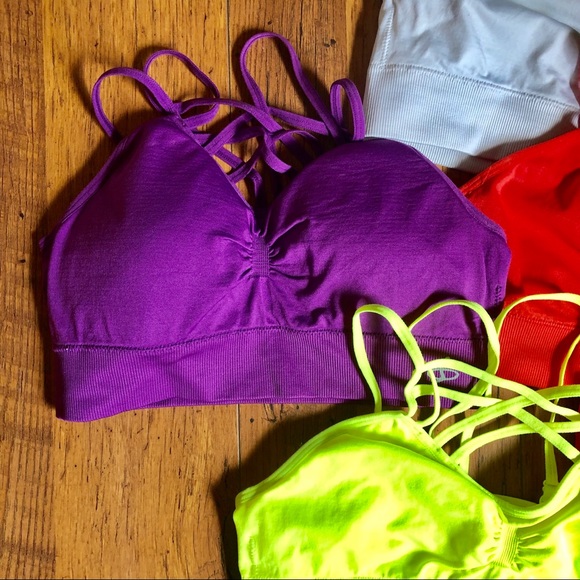 Criss Cross Strappy Bras 5 S/M - Picture 2 of 7